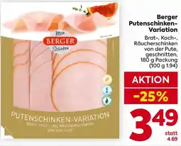 Billa Berger Putenschinken-Variation Angebot