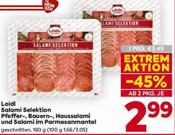 Billa Loidl Salami Selektion Angebot
