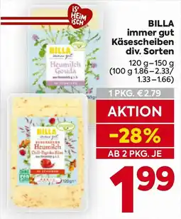 Billa BILLA Heumilch Gouda Angebot