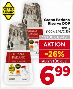 Billa Grana Padano Riserva DOP Angebot