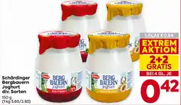 Billa Schärdinger Bergbauern Joghurt Angebot