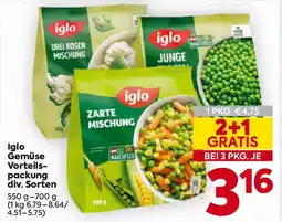 Billa Iglo Gemüse Angebot