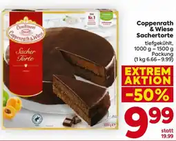 Billa Coppennrath & Wiese Sachertorte Angebot