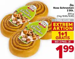 Billa Ölz Nuss Schnecken Angebot