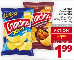 Billa Lorenz Crunchips Angebot