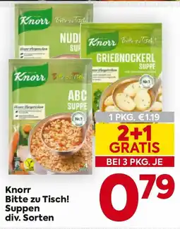 Billa Knorr Bitte zu Tisch! Suppen Angebot