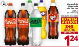 Billa Coca-Cola Limonade Angebot