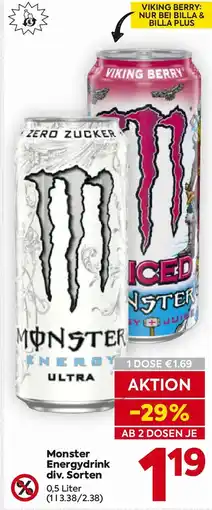 Billa Monster Energydrink Angebot