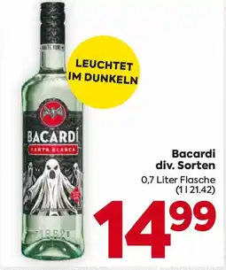 Billa Bacardi Carta Blanca Angebot
