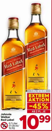 Billa Johnnie Walker Red Label Angebot
