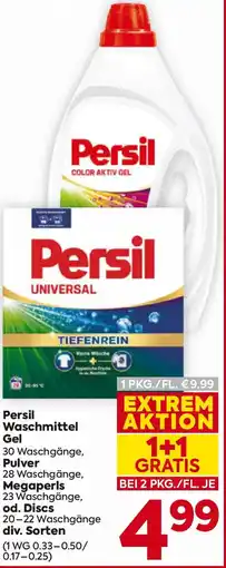 Billa Persil Waschmittel Gel Angebot