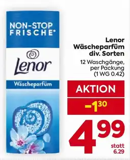 Billa Lenor Wäscheparfüm Angebot