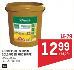 Metro Knorr Professional Goldaugen Rindsuppe Angebot