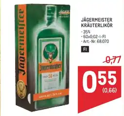 Metro Jägermeister Kräuterlikör Angebot