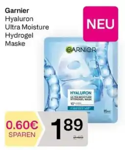 Bipa Garnier Hyaluron Ultra Moisture Hydrogel Maske Angebot