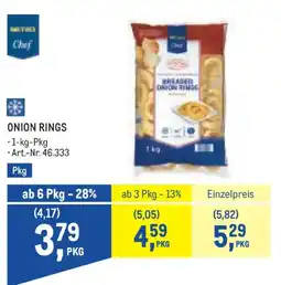 Metro Metro Chef Onion Rings Angebot