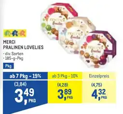Metro Merci Pralinen Lovelies Angebot