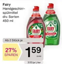 Bipa Fairy Handgeschirrspülmittel Angebot
