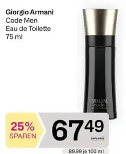 Bipa Giorgio Armani Code Men Eau de Toilette Angebot