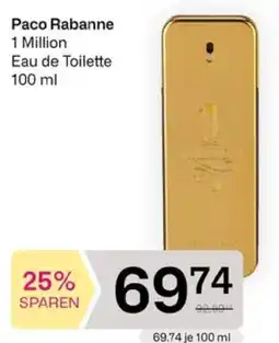 Bipa Paco Rabanne 1 Million Eau de Toilette Angebot