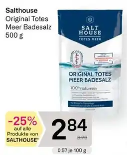 Bipa Salthouse Original Totes Meer Badesalz Angebot
