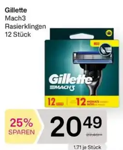Bipa Gillette Mach3 Rasierklingen Angebot