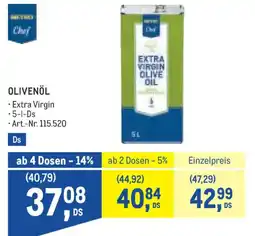 Metro METRO Chef Extra Virgin Olivenöl Angebot