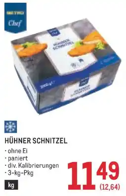 Metro Metzger Chef Hühner Schnitzel Angebot