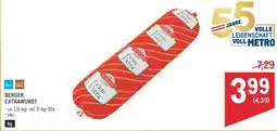 Metro Berger Extrawurst Angebot