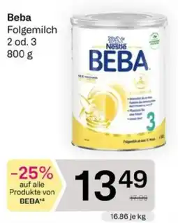 Bipa Beba Folgemilch Angebot