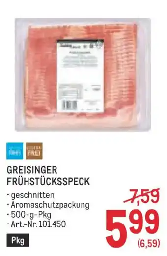 Greisinger Frühstücksspeck