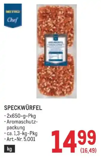 Chef Speckwürfel