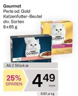 Bipa Gourmet Katzenfutter-Beutel Angebot