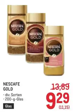 Metro Nescafe Gold Angebot