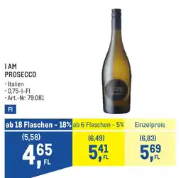 Metro I AM PROSECCO Angebot