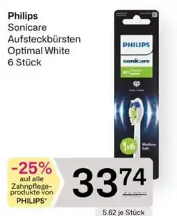 Bipa Philips Sonicare Aufsteckbürsten Optimal White Angebot
