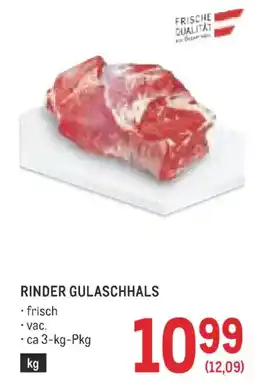 Metro Rinder Gulaschhals Angebot