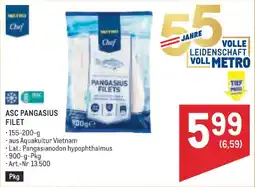 Metro ASC Pangasius Filet Angebot