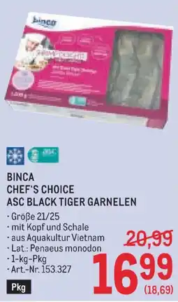 Metro Binca Chef's Choice Asc Black Tiger Garnelen Angebot