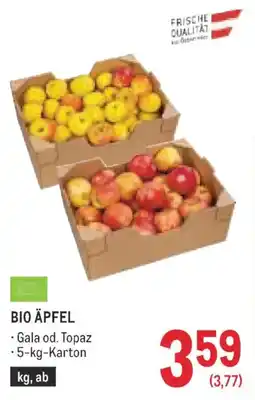 Metro BIO ÄPFEL Angebot