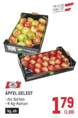 Metro Äpfel Gelegt Angebot
