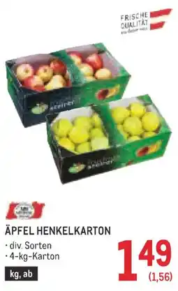Metro Äpfel Henkelkarton Angebot
