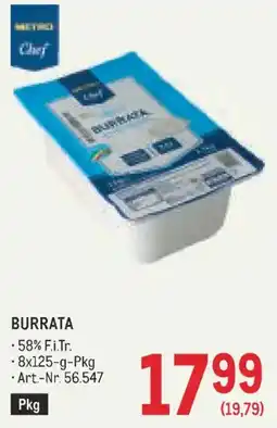 Metro Metric Chef Burrata Angebot