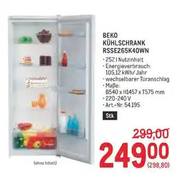 Metro Beko Kühlschrank Angebot
