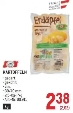 Metro Erdäpfel Angebot
