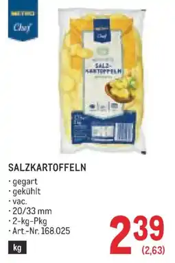 Metro Chef Salzkartoffeln Angebot