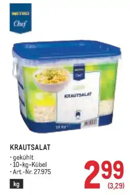 Metro Chef Krautsalat Angebot