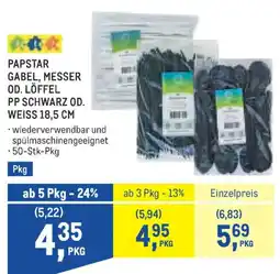 Metro Papstar Gabel, Messer od. Löffel Angebot