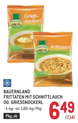 Metro Bauernland Frittaten mit Schnittlauch od. Griessnockerl Angebot