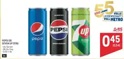 Metro Pepsi Od. Seven Up Zero Angebot